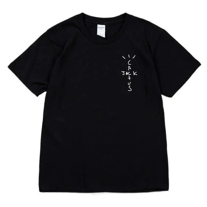 HOT SALE Cactus Jack T-Shirt High Quality Cotton Men Women LOOK MOM I CAN FLY Tee ASTROWORLD Hip Hop Short Sleeve Tshirts Tops